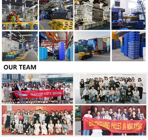 Heavy Duty Double Side Mặt 4 Way Nhập Công Nghiệp Reversible Kho Sử Dụng Stackable Nhựa Lớn Pallet - Product Image 4