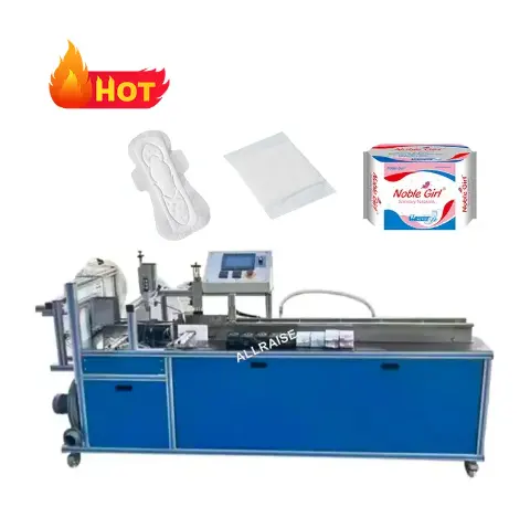 Full Automatic Maxi Sanitary Pad with Wings Making Machine High Speed Servo Control Women Sanitary Napkin Production Line