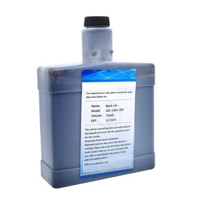 Encre noire MEK compatible Citronix 302-1001-002 750 ml 302-1006-004, solvant de maquillage avec étiquette RFID pour imprimante CIJ CI5500 - Product Image 1