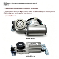Unit Sensor Kaca Pintu Otomatis Universal Set Lengkap Motor Pengontrol Listrik Motherboard Pengontrol Geser Motor