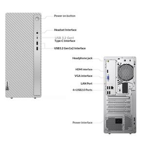 Lenovos Tianyi ประสิทธิภาพสูง510pro <span class=keywords><strong>I3</strong></span>-<span class=keywords><strong>12100</strong></span>คอมพิวเตอร์ตั้งโต๊ะสำหรับธุรกิจ DDR5RAM 512G/1tssd ความบันเทิงในสำนักงานเพื่อการสร้างสรรค์ - Product Image 2