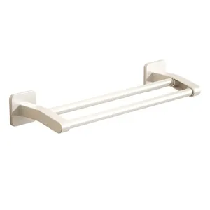 Porte-serviettes en aluminium de qualité supérieure 30CM/40CM, support mural adhésif pour serviettes, organisateur de salle de bain à forte capacité de charge - Product Image 1