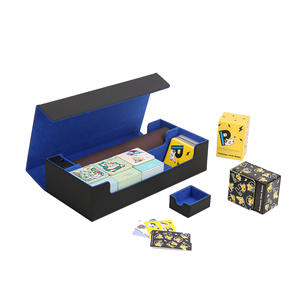 صندوق فاخر مخصص لبطاقات اللعب صندوق تخزين بطاقات التداول صندوق ورقي للبطاقات البلاستيكية للتارو Mtg puke mons Tcg Yugioh - Product Image 3