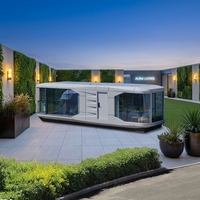 Maison Capsule Spatiale Préfabriquée Modulaire Apple Cabin Luxe Glamping Hôtel Villa Miniature