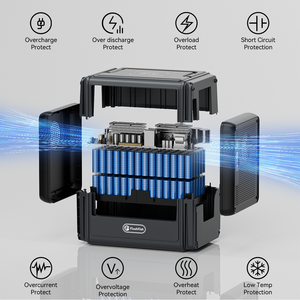 Máy phát điện năng lượng mặt trời Flashfish UPS sạc nhanh LiFePO4 Trạm phát điện di động cho dự phòng gia đình ngoài trời - Product Image 4