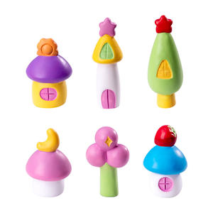 Resina colorida miniatura Jardín <span class=keywords><strong>de</strong></span> hadas <span class=keywords><strong>Casa</strong></span> <span class=keywords><strong>de</strong></span> setas Micro paisaje decoración al aire libre decoración del hogar planta macetas adornos - Product Image 4