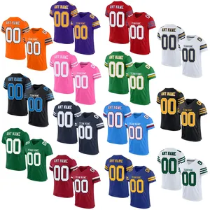 Camisa de futebol americano Nfling costurada personalizada para homens, uniforme de Pittsburgh, Califórnia, Los Angeles Limited 15, 2023-2024