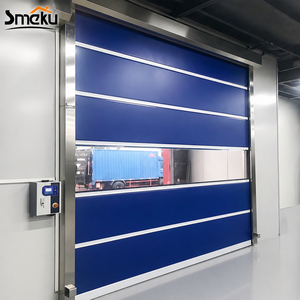 <span class=keywords><strong>Porte</strong></span> à enroulement rapide professionnelle avec toile en PVC et barres de support pour projets logistiques d'atelier - Product Image 6