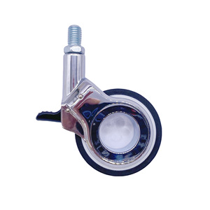 Junyuewei Furniture Caster 60mm <b>Swivel</b> Alloy Wheel Silent for Cabinet <b>Table</b> Chair - Product Image 2
