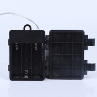 Boîte à piles en plastique ABS de haute qualité, étanche, pour 3 piles AA, noire, pour jouets, avec système de gestion des piles