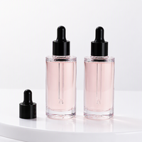 Vente en gros de flacons compte-gouttes à parois épaisses de 30/60/80/100/120 ml, flacons vides en plastique PETG, flacons d'huile essentielle, flacons cosmétiques
