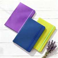 Cahiers en cuir suédé de haute qualité, reliure cousue double face, pages lignées, 80 feuilles, stock disponible, vente en gros, multicolores