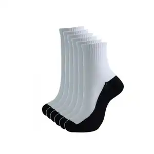 Scuola in bianco calzini bianchi calzini del personale tecnico per bambini personalizzate a buon mercato all'ingrosso calzini