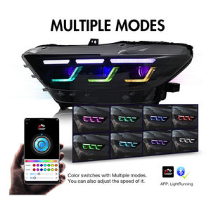 Hohe Qualität A201-RGB LED-Scheinwerfer Montage 6500k Farb temperatur für Ford Mustang 2015-2017 Großhandel - Product Image 4