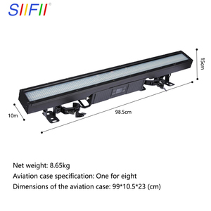 Luce Stroboscopica DJ IP65 da Esterno 32+16 Segmenti RGB con Effetto Strobo Lungo e Tempestoso per Bar, Feste, Compleanni e Palcoscenici - Product Image 2