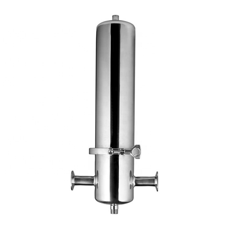 Flanged Connection Sterilizing Grade Stainless Steel 304 316l Steam Industrial Gas Air Filter Housing