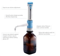 Distributeur de laboratoire Daron 1-10 ml, résistant aux acides et aux alcalis, volume réglable