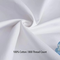 Housse de coussin corporel 100 % coton 800TC gris clair, longue, douce, de soutien complet, anti-bactérienne, certifiée OEKO-TEX pour adultes et hôtels