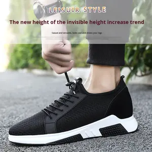 Zapatos para Hombre que Aumentan la Estatura 8cm, Modernos, Transpirables, Casuales, Ligeros, para Correr, con Malla Invisible, Nueva Aumentación de Altura - Product Image 3