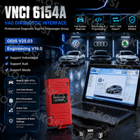 Herramienta de Diagnóstico VNCI 6154A 2026 para VAG Volkswagen Audi Skoda ODIS V25.03 Engineering V19.0 Escáner de Programación VCI