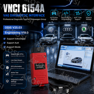 เครื่องมือวินิจฉัย 2026 VNCI 6154A สำหรับ VAG Volkswagen Audi Skoda ODIS V25.03 Engineering V19.0 VCI Programming Scanner - Product Image 1