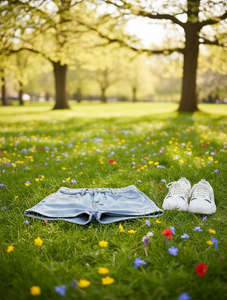 Shorts de Mezclilla Versátiles para Mujer, Cintura Alta, Corte Recto, Lavado a la Piedra, Casuales de Verano, Transpirables, Corte Regular, con Botones, Tallas L, XL, XXL - Product Image 2