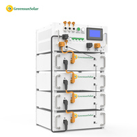 Batterie au lithium-ion LiFePO4 30Kwh 50Kwh, onduleur hybride, station d'alimentation solaire, batteries modulaires empilables
