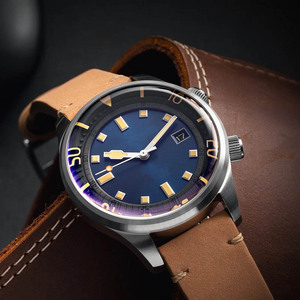Relojes Mecánicos para Hombre con Calendario, Correa de Cuero Superluminosa, Cristal de Zafiro, Resistentes al Agua, Automáticos - Product Image 4
