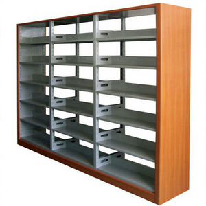 Étagère à livres en métal double face, présentoir à livres, bibliothèque pour école, bibliothèque - Product Image 1