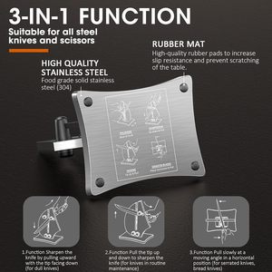 Tự điều chỉnh Mài anglesolid thép không gỉ và tungsten carbide chuyên nghiệp <span class=keywords><strong>3</strong></span> chức năng dao mài - Product Image 4