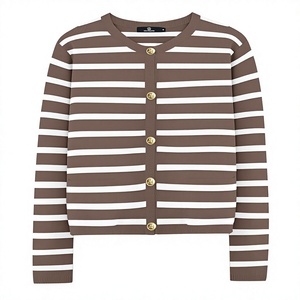 เสื้อสเวตเตอร์คอเต่าถักลายริบสำหรับผู้หญิง แขนยาว คอสูง ผ้าฝ้าย 100% ถักลายริบ สวมใส่สบาย เหมาะสำหรับฤดูหนาว ขายส่ง - Product Image 1