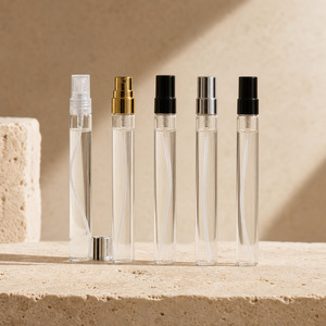 Portable <b>Perfume</b> Spray <b>Bottle</b> 10ml Empty Glass Fine Mist Atomizer <b>Sample</b> Vial Refillable Tester Custom Logo - Product Image 1