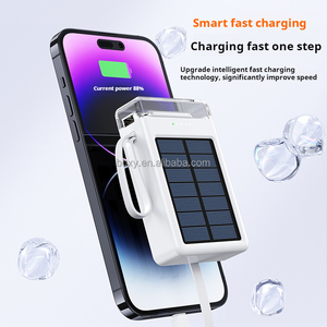 Cargador portátil móvil para exteriores personalizado 5000mAh Power Bank Station Mini Banco De Energia Portatil Solar 10000mAh Power Bank - Product Image 5