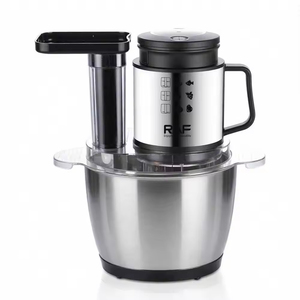 Picadora de Carne y Procesador de Alimentos de Acero Inoxidable con Calibre Europeo, 3L, Ajustable, para Picar Ajo y Cortar Verduras, Uso Doméstico - Product Image 3