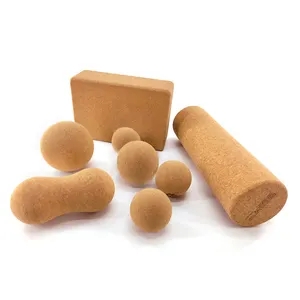 Eco Friendly Yoga Roller Cork Wheel