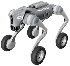 Robot Cuadrúpedo con Ruedas Unitree Go2-W con IA - Todoterreno con Alto Rendimiento y Funcionalidad Inteligente, Robot Perro para Desarrollo - Product Image 1