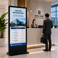 Kiosque d'orientation numérique à écran tactile pour affichage d'informations dans les hôtels, aéroports et hôpitaux