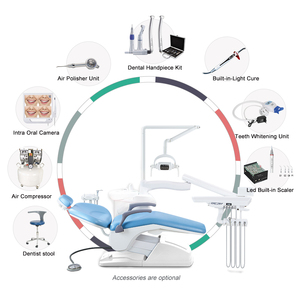 LK-A11 Riunito Odontoiatrico di Alta Qualità per Clinica e Dentista con Lampada LED Set Completo con Parti di Ricambio Dalla Cina - Product Image 1