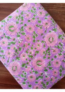 Tissu indien imprimé à la main motif floral, 100% coton, multicolore, pour la confection de robes et l'artisanat de couture, vente en gros - Product Image 6