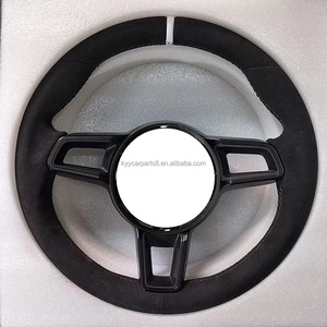 Volante in Pelle per Auto <span class=keywords><strong>Porsche</strong></span> Cayenne Boxster Panamera <span class=keywords><strong>Cayman</strong></span> 911 991 992 996 997 970 981 987 718 Accessori Auto - Product Image 6