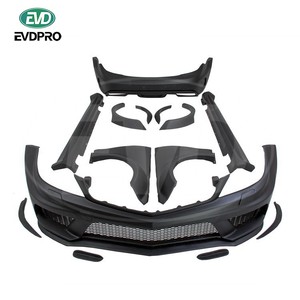 Per 2011-2014 <span class=keywords><strong>MERCEDES</strong></span> BENZ <span class=keywords><strong>C</strong></span>-CLASS W204 4D <span class=keywords><strong>serie</strong></span> BLACK STYLE fibra di vetro WIDE BODY KIT - Product Image 1