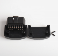 Connecteur mâle OBDII OBD2 J1962 16 broches avec boîtier, outil de diagnostic