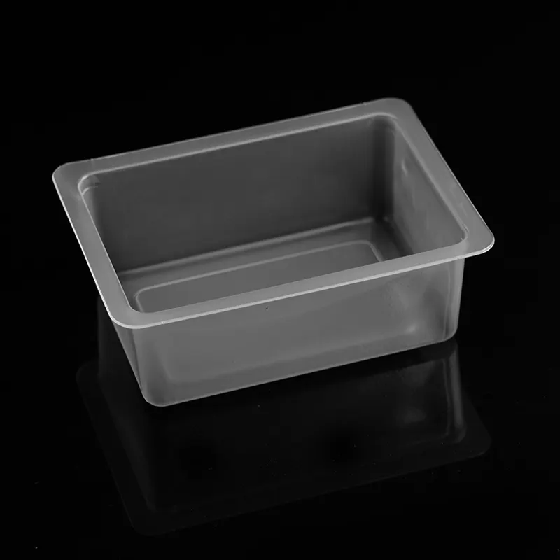 Semi-transparent Disposable Modified Atmpsphere Packaging Tray For Tofu
