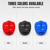Housse de protection personnalisée en silicone pour clé de voiture Mitsubishi ASX, ASH, Outlander, Lancer EX, Galant, Pajero, L200 (2 ou 3 boutons)