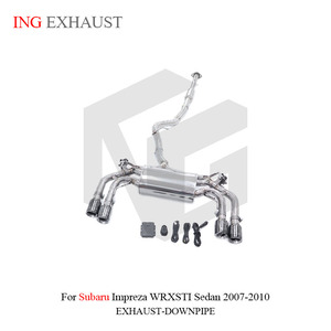 Válvula de escape de acero inoxidable de alta calidad ING Catback para <span class=keywords><strong>Subaru</strong></span> <span class=keywords><strong>Impreza</strong></span> WRXSTI Sedan 2007-<span class=keywords><strong>2010</strong></span> con piezas de tubería de rendimiento - Product Image 2