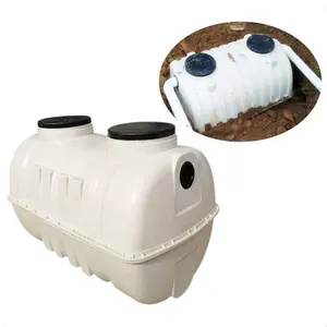 SMC Three Chambers 0.5cbm - 3.0cbm Household Septic Tank for Toilet Sewage Treatment System