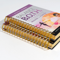 Impression de livres professionnels, reliure rigide personnalisée, bords peints, papier et carton, impression de carnets de notes pour la gestion du temps