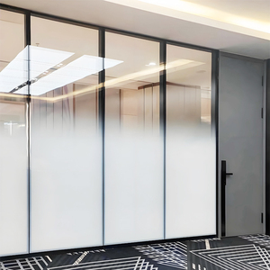 Systèmes de cloisons en verre à cadre <span class=keywords><strong>invisible</strong></span> en aluminium pour bureaux et espaces commerciaux, verre trempé, bâtiments commerciaux haut de gamme - Product Image 4