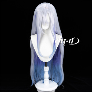 Nd Chất Lượng Cao Tổng Hợp Ren Cosplay Tóc Giả Cho Genshin Tác động Skirk Chịu Nhiệt Nước Sóng Cho Truyện Tranh Con Chủ Đề - Product Image 5