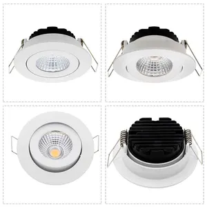 Kombination aus Reflektor und Linse SAA IP44 LED-Decken einbau leuchten 5W 240V Ultra Slim Mini Down light